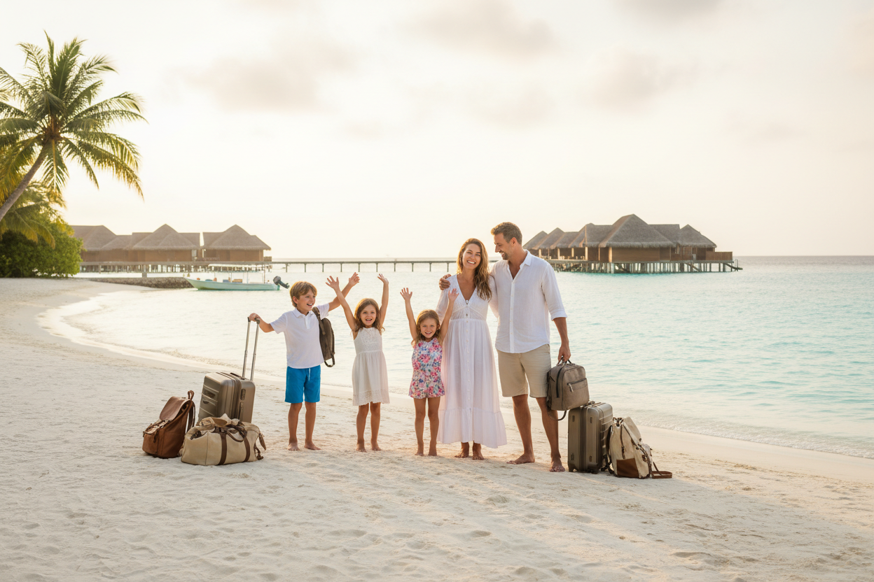 Move your Family to Maldives